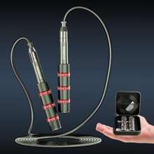 MOGOLD Sport Jump Rope Boxing Replacement Sports Bodybuilding Weighted Crossfit Sport Man Bodybuilding Sport Jump Weights Fitness Gym Man Professional Rope For Jump Bodybuilding Creative Crossfit Rope Adjustable Crossfit Rope Gym Weight Jump Rope Creative