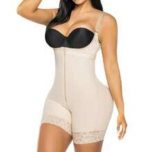 YIANNA Fajas Colombianas Shapewear For Women Tummy Control Shapewear Butt Lifter Bodysuit - 黑色 - 查看 2