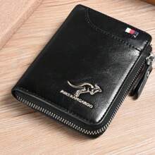 Mens RFID Blocking Leather Wallet Credit Card ID Holder Zipper Purse Waterproof