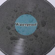 Autocolante de perete impermeabile în formă de disc de vinil, decalcomanii de transfer cu model retro de disc de vinil cu muzică DJ, potrivite pentru dormitor, sufragerie, intrare și alte decorațiuni interioare - Multicolor - Vizualizare 6