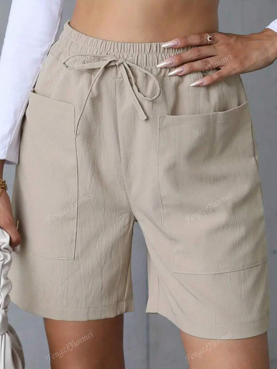 Pantaloncini estivi di nuova con grandi tasche, pantaloni casual