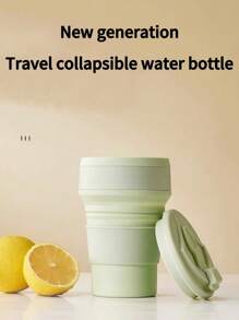 Silicone Foldable Travel Cup, Portable Retractable Collapsible High Heat Resistant Outdoor Rinsing Cup Home Bathroom Decor Summer - Multicolor - View 8