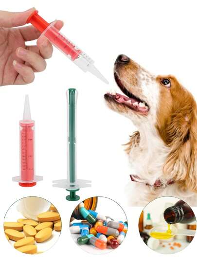 2pcs Cat/Dog Lover Gift And Dog/Cat Mom Love Pet Syringe, Cat/Dog Lover Gift And Dog/Cat Mom Love Pet Pill Syringe, Cat Lover And Cat Mom Love Pill Dispenser Feeder, Cat/Dog Lover Gift And Dog/Cat Mom Love Pet Pill Tablet Feeder, Dog Lover And Dog Mom Love Cat Lover And Cat Mom Love Tube Feeder Tools For Feeding Accessories