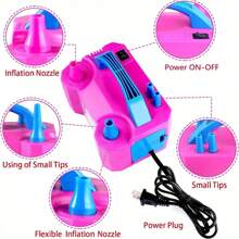 Portable Electric Balloon Pump/Electric Balloon Inflator Decoration, Suitable For Parties, Gifts, Wedding Celebrations, Holiday Party Decoration, Balloon Pump