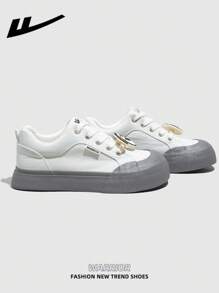 WARRIOR 1 par de zapatillas de lona con cordones WARRIOR para mujer, de estilo casual de baja altura para exteriores, planas, transpirables, de uso para patinaje, ligeras, de moda y cómodas