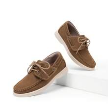 Boys&Girls Flat Shoes Boat Shoes Slip On Loafers Casual School Shoes (Toddler/Little Kid/Big Kid) - Lạc đà - Xem 7