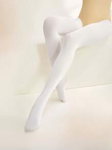 1pc Velvet Ballet Tight Tights, High Elasticity Dance Leggings - View 1