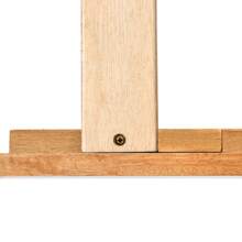 Queen Size Elegant Style Wooden Platform Bed Frame With Headboard,No Need Box Spring,Easy Assembly - Brown - View 6