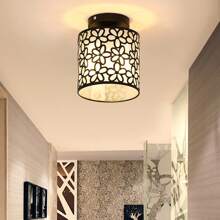 Minimalist Creative Entrance Hallway Porch Light, Nordic Style Luxury Crystal Small Ceiling Light Fixture, Excluding Bulbs