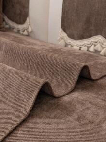 1pc European Style Fresh Floral Lace Sofa Cushion Cover, Minimalist Luxury Sofa Slipcover, Anti-Slip Anti-Dust Anti-Scratch, Decorative For Bedroom Living Room Office Study, Fits 1-4 Seater Sofa, L-Shaped Sofa, Bohemian Style - Coffee Brown - View 10