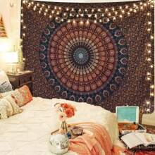 1 pezzo Arazzo da parete con mandala classico e colorato, adatto per decorazione di vacanze, casa, camera da letto, parete, soggiorno, decorazioni per la stanza