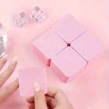 2000/1000/200pcs Nail Wipes - Professional Lint-Free Nail Polish Remover Pads, UV Gel Cleansing Tissues, Unscented Manicure Prep And Finish Nail Art Cleaning Tool(Pink)