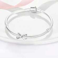 Easvnya New Silver Infinity Love Series Charms, Suitable For DIY Bracelet Necklace Minimalist Pendants, Fashionable Jewelry Making Accessories, Women Birthday Party Gift