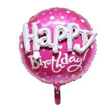 3pcs/Set 22inch Happy Birthday Round Foil Balloon Set Birthday Party Decorations Babayshower - Multicolor - View 5