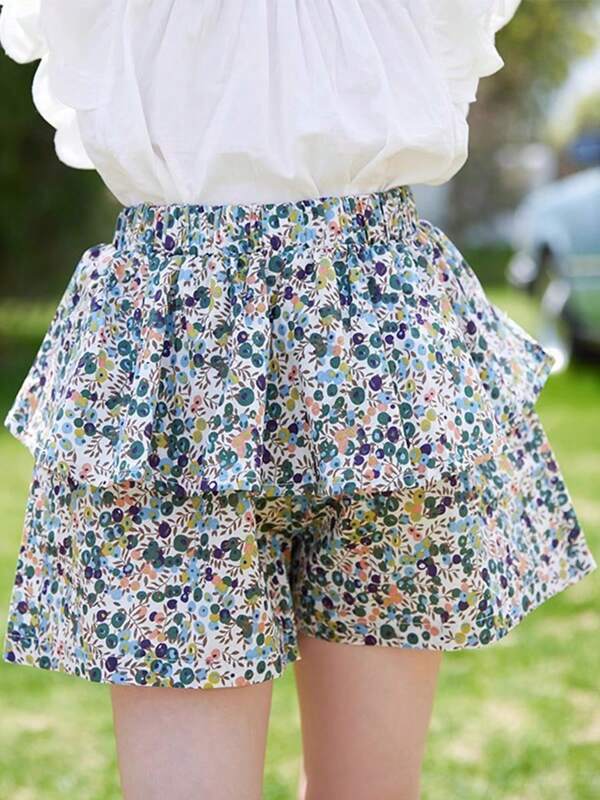Girls Shorts Skirt, Thin Fabric, Children Shorts Outerwear Skirt, Toddler Half Body Skirt, Summer