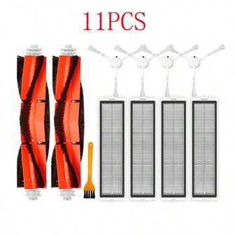 Dreame D9、Dreame Bot L10 Pro、Trouver Robot LDS 吸尘器的备件配件 - 主侧刷、拖把、HEPA 过滤器