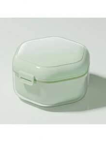 Invisible Braces Cleaning Box, Orthodontic Retainer Storage Box, Denture Storage Cleaning Box, Portable Accessories Storage