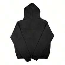 1pc Winter Vintage Classic Pullover Warm Hoodie For Men Soft Breathable Graphic Hoodie For Men - All-Season Casual Sweatshirt With Pocket, Machine Washable Polyester S-Xxl - màu đen - Xem 3