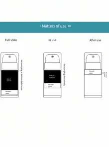 Press Vacuum Emulsion Bottle Small Spray Can Vacuum Travel Dispenser Empty Bottles Travel Essentials Travel Accessories Travel Must Haves Beach Vacation Summer Holiday School Accessories Back To School Supplies Stuff - Multicolor - View 9