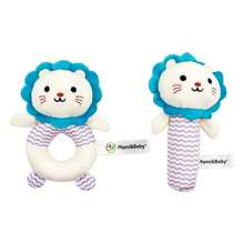 Baby Toys Crinkle Paper BB Stick Round Rattle Baby Soother Round Rattle Cartoon Animal Grab Stick, Suitable For 0-3 Years Old Babies