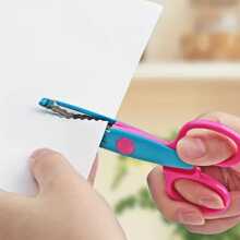 6pcs Decorative Edge Scissors Set - Serrated Blades Suitable For DIY Projects, Paper, Cards, Photos, Scrapbooking - Ideal For Office, School And Home Use - Multicolor - View 4