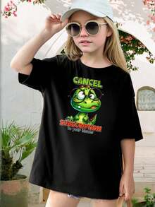 Funny Dinosaur T-Shirt For Women - Cute Dino Graphic Tee Soft Cotton Blend Fashion Casual Top Plus Size Available - Perfect Gift For Her Teen Girls - Black - View 1