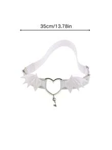 1pc PU Leather Punk Gothic Wing Leg Garter Thigh Ring Accessory - Multicolor - View 2
