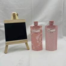 6 confezioni da 90ml di dispenser da viaggio in plastica per articoli da toeletta - contenitori liquidi in piedi a prova di perdite per shampoo, balsamo, lozione, bagnoschiuma | Plastica, inodore, senza lattice, per il ritorno a scuola