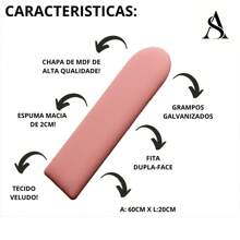 Kit 15 Adhesive Upholstered Headboard In Cloud Modules 60x20 For Single L-Shaped Bed - 黑色 - 查看 2