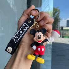 1 pieza Lindo llavero del personaje de Disney Mickey o Minnie, accesorio de bolso, regalo pequeño y delicado