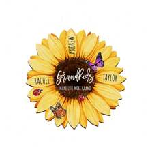 1pc Custom Sunflower Refrigerator Magnet With Grandkids Name, Personalized Mother's Day Gift For Grandma, Custom Grandma Refrigerator Magnet, Sunflower Magnet With Grandkids Name, Gift For Mom, Grandma Nana Gifts,Mother's Day Gift,Birthdays Day Gift.