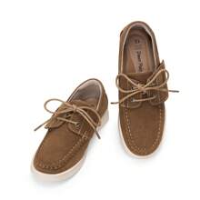 Boys&Girls Flat Shoes Boat Shoes Slip On Loafers Casual School Shoes (Toddler/Little Kid/Big Kid) - Lạc đà - Xem 6