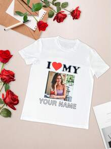 1 pieza, Camisetas personalizadas, Camisetas para hombres con avatares de alta definición, Camisetas con estilo de Halloween, Nueva tecnología de impresión por transferencia de calor, Imágenes de alta definición, Cómodas, Alta elasticidad, El mejor regalo para novias/esposas