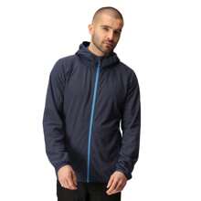 Regatta Mens Navigate Full Zip Fleece Jacket (Navy/French Blue) - Navy Blue - View 3