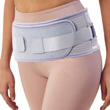 Verstellbarer Sakroiliakal-Hüftgurt für Frauen und Männer, atmungsaktive Hüft- und Taillenunterstützung, Lendenwirbelstütze für Sport