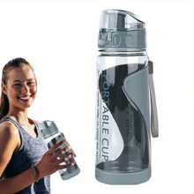 1pc 19oz Leakproof Outdoor Sports Water Bottle - Portable Flip-Top Design, Suitable For Outdoor Activities, Fitness, Travel - Durable And Lightweight