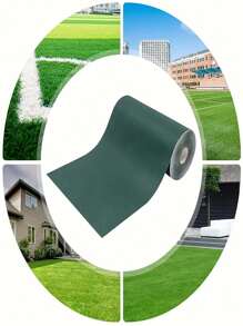 1 Roll Of Lawn Tape, Lawn Tape, Non-Woven Seam Tape, Self-Adhesive Seam Sports Field Lawn Tape, Artificial Turf, Seam Tape, Splicing Single-Sided Tape, Kindergarten Gymnasium Football Field Simulation Grass High-Viscosity Tape, Suitable For Schools, Kindergartens, Etc. - Green - View 6