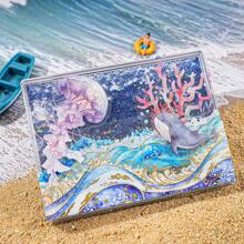 have a good day 1 卷 78.74 英寸（200 厘米）金色烫印波浪主题 PET 贴纸卷切割装饰剪贴簿个性化 DIY 拼贴卡片材料装饰相册创意手账办公和学校用品、学校用品、返校 - 1卷 - 查看 8