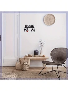 1 Pc Metal Hook Keychain Rack, Suitable For Front Door, Kitchen, Store, Office, Car, Vintage Decor,For Jewelry Making Crocheting Crafts Arts Backpack Decor,Luxury Handbag Accessory,Valentine's Day,Fashion Jewelry Accessories,Couples Birthday & Holiday Gifts,Suitable For Bag Charm Car Keys
