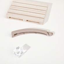 5 Stücke/2 Stücke/1 Stück elegante einfarbige Bananen Haarclips, Hochsteckfrisur Fixator, Twist Klauen, große matte Bananen Haarclips, rutschfeste Haarclips, Dutt Maker, minimalistisch leichte Kunststoff Bananen Haarclips, für den täglichen Gebrauch, starke Pferdeschwanz Fixierung, geeignet für dickes, dünnes, lockiges Haar, zum Tragen, für Partys, Arbeit, Reisen, Badezimmer, ideales Geschenk für Familie und Freunde, Valentinstag, Geburtstag, Neujahr, Partyartikel Rückkehr zur Schule