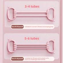 أجنحة الملاك 6 أنابيب مرنة قابلة للتعديل ممطاطية لتمارين الظهر والكتف والساق وتمديد الحبال - متعدد الألوان - مشاهدة 7