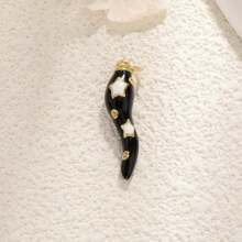 1 pezzo Ciondolo di peperoncino di lusso minimalista alla moda in rame, accessorio versatile fai da te per bracciale, collana, orecchini, portachiavi