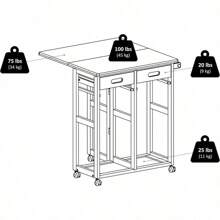 Set Space Saver Kitchen, Coffee Finish