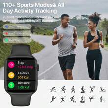 Microwear Unisex Sports Smart Watch, Multi-Function Smartwatch For Men Women With Wireless Call Receiver /Wireless Music, Multiple Sports Modes,Message Reminder, Sedentary Reminder,Pedometer,Suitable For Android And IPhone,Upgrade Version