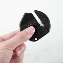 1pc Black Razor Sharp Fruit Knife [Ceramic Sharpener Included], Multi-Functional Anti-Rust Anti-Sticking Fruit Knife