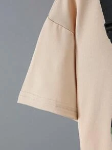 Enfant garçon printemps / été décontracté T-shirt à manches courtes à camouflage et short d'extérieur avec sac, ensemble de 2 pièces
