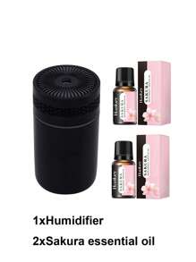 New Spray Humidifier USB Charging Portable Small Aromatherapy Large Fog Volume Air Fragrance Machine Aroma Diffuser Electric Scent Diffuser Nebulizer For Office Home Car Air Fresheners Diffuser Essential Oils Vaporizer - Car Humidifier - View 7