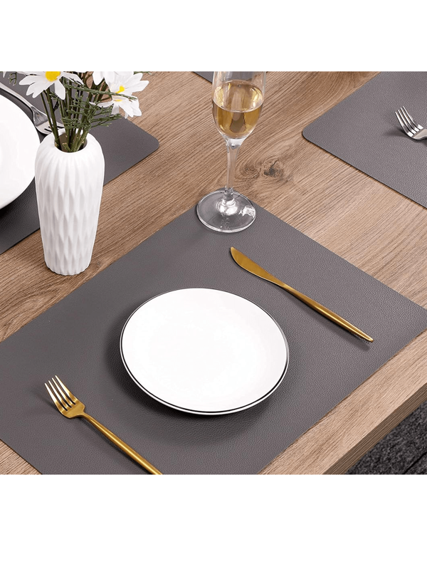 Jogos de Lugar À Prova d'Água e Resistentes ao Calor, Fáceis de Limpar, Adequados para Mesa de Jantar, Conjunto de Mesa de Cozinha