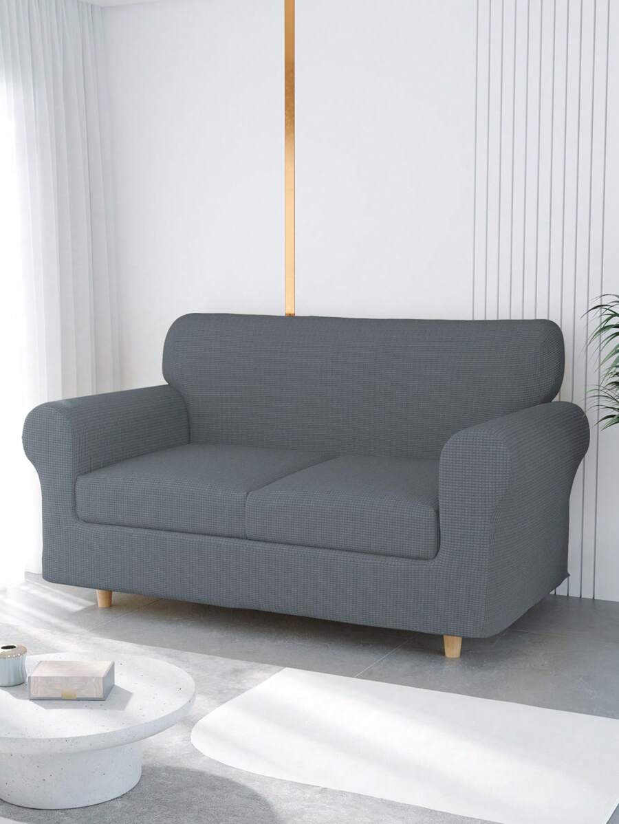 1 Set Plush Velvet 5-Seat Sofa Cover, Pet Friendly Slipcover For Home Living Room Bedroom