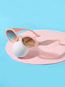 1 PC Teen 14-16Y Acrylic Vintage Rhombus Spring Fashion Black Eyeglasses For Holiday Outings, Outfit Matching And Holiday Gifts